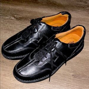 Black Leather Men's Shoes Dunham by New Balance